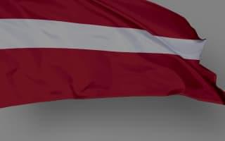 The Latvian flag