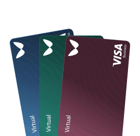 Stack of virtual payment cards showing unlimited card issuance