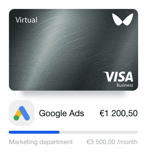 Shared access virtual card illustration