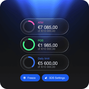 Interface allowing to control spending